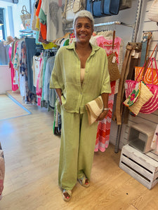 Zhara linen set