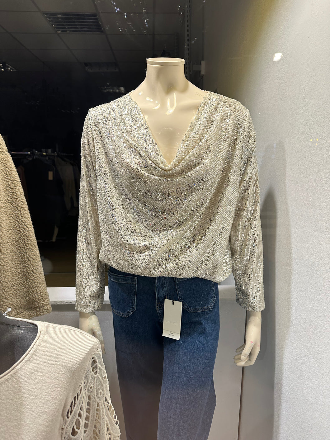 Tiya sequins top