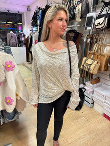 Tiya sequins top