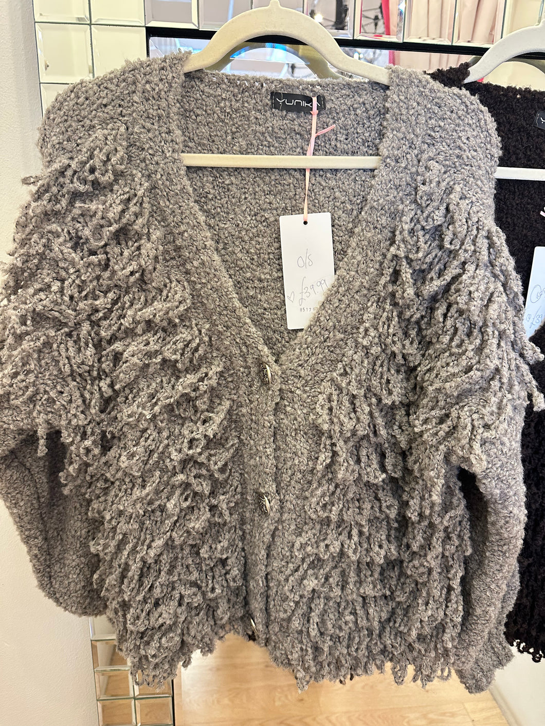 Shaggy Cardigan