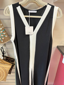 Panel stripe dress