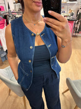 Load image into Gallery viewer, Denim Gilet
