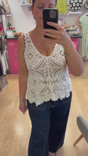 Load and play video in Gallery viewer, Becky crochet vest
